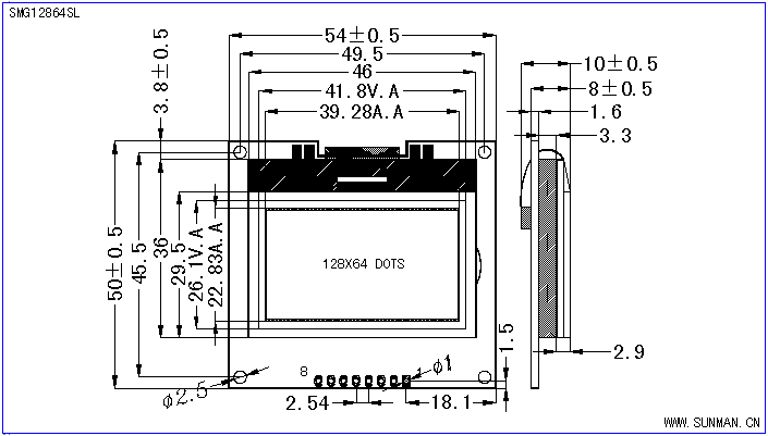 SMG12864SL(bio)(zhn)DcҺ@ʾģK(LCM)ʾDƬ