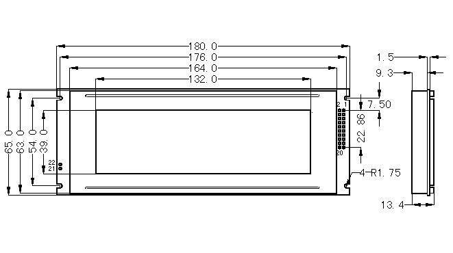 SMG24064B(bio)(zhn)Dc(din)Һ@ʾģK(LCM)ʾDƬ